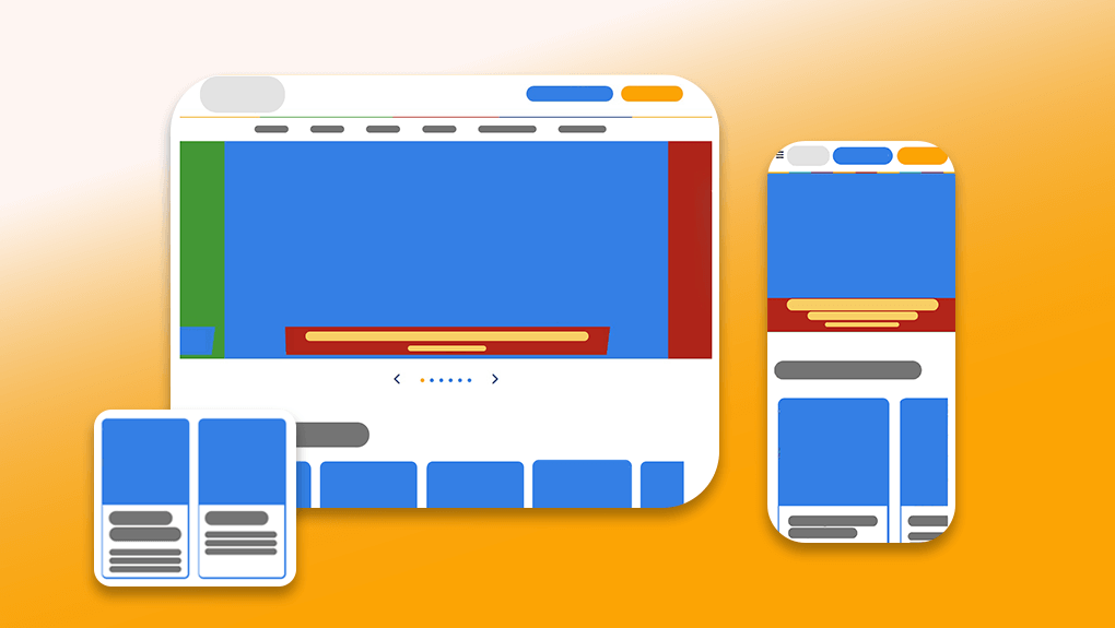 Project hero visual (abstract UI or product composition)